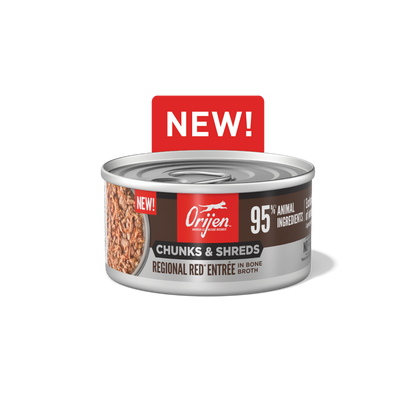 ORIJEN™ CHUNKS & SHREDS - REGIONAL RED ENTRÉE 85g