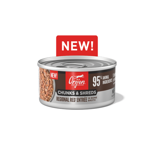 ORIJEN™ CHUNKS & SHREDS - REGIONAL RED ENTRÉE 85g
