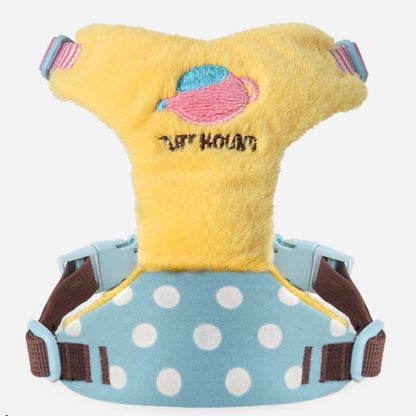Plush Small Dog Harness - Yellow