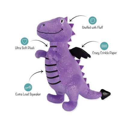 FRINGE STUDIO DON'T BE A DRAG ON PLUSH DOG TOY HALLOWEEN