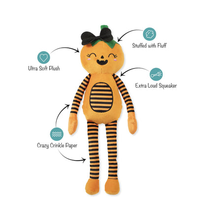 FRINGE STUDIO HARVEST CUTIE PLUSH DOG TOY HALLOWEEN