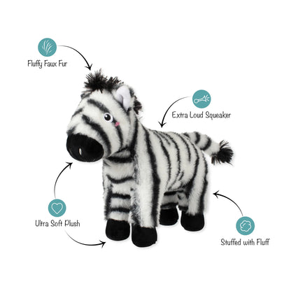 FRINGE STUDIO IM STRIPE TACULAR PLUSH DOG TOY