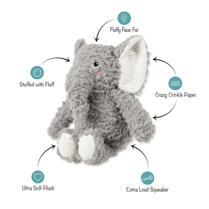 FRINGE STUDIO LOVE YOU A TON PLUSH DOG TOY
