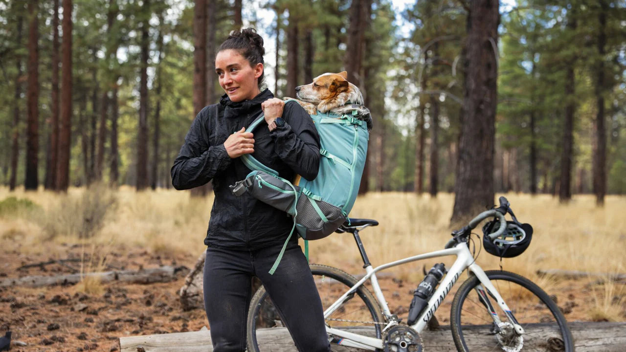 RUFFWEAR Hitch Hiker Dog Backpack Carrier Basalt Gray