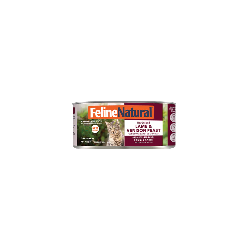 (NEW FLAVOUR) Feline Natural Canned Food Core Diets Lamb & Venison 170g