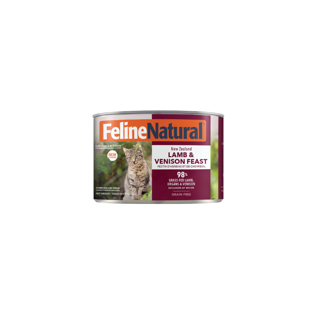 (NEW FLAVOUR) Feline Natural Canned Food Core Diets Lamb & Venison 170g