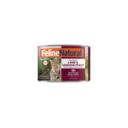 (NEW FLAVOUR) Feline Natural Canned Food Core Diets Lamb & Venison 170g