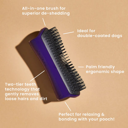 PET TEEZER DESHEDDING SMALL BRUSH BLUE/LIGHT BLUE (Copy)
