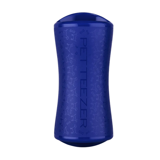 PET TEEZER DESHEDDING SMALL BRUSH BLUE/LIGHT BLUE