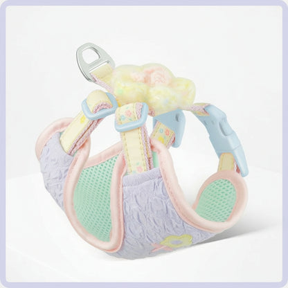 Tuffhound Sweet Floral Small Dog Harness - Purple
