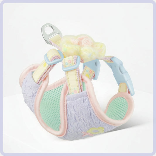 Tuffhound Sweet Floral Small Dog Harness - Purple