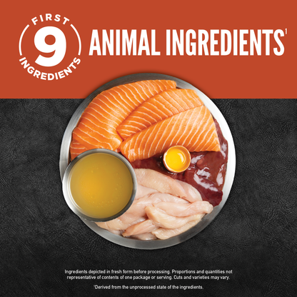 ORIJEN™ CHUNKS & SHREDS - SALMON & CHICKEN ENTRÉE 155g