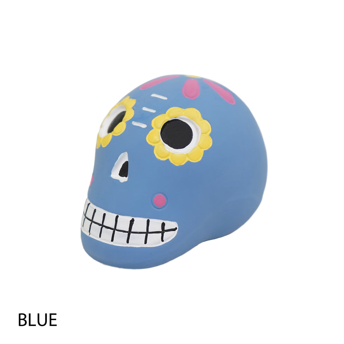Mandarine Brothers Mexican Skull Squeaky Dog Toy