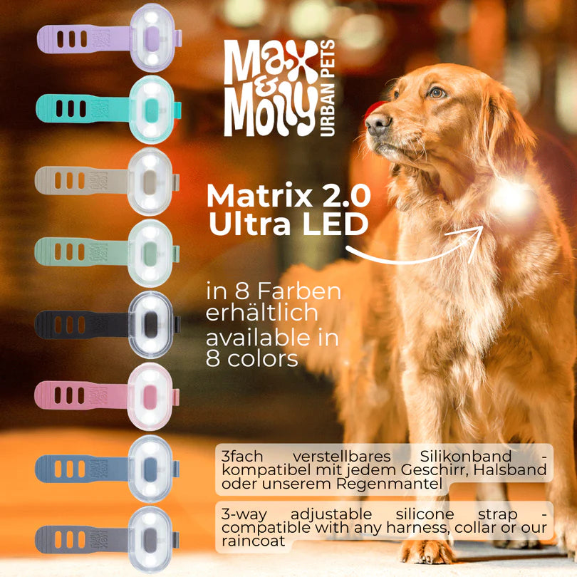 MAX & MOLLY MATRIX 2.0 ULTRA LED SAFETY LIGHT - ROSE