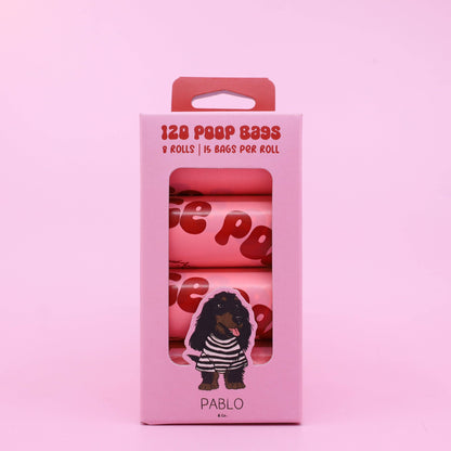 120 Premium Dog Poop Bags (8 Rolls)