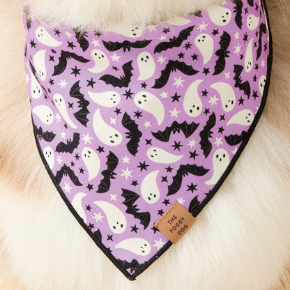 The Foggy Dog Spooky Season Reversible Dog Bandana