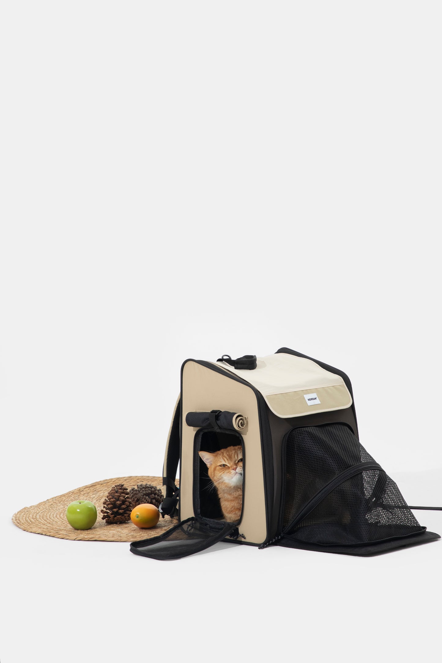 HiDream Dual-Expandable Tent Pet Backpack Carrier for Cats & Small Dogs