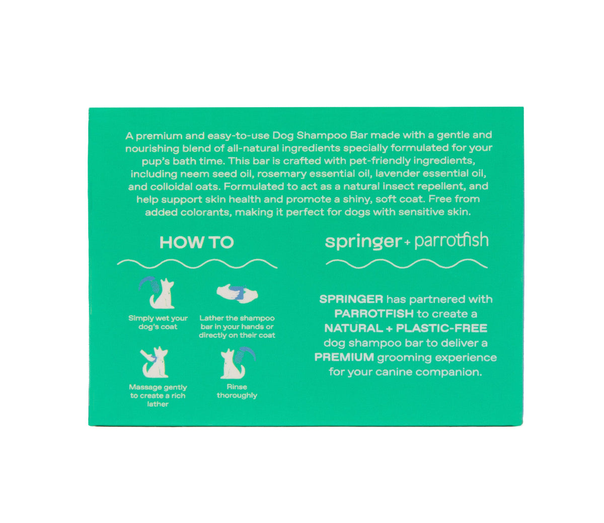 Springland Dog Shampoo Bar - Nourishing, Lavender + Rosemary