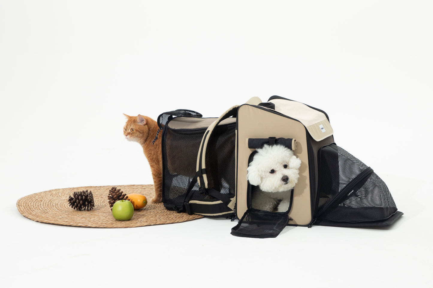 HiDream Dual-Expandable Tent Pet Backpack Carrier for Cats & Small Dogs