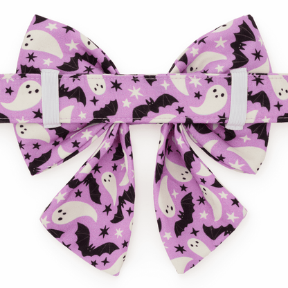 The Foggy Dog Spooky Season Glow-in-the-Dark Lady Dog Bow