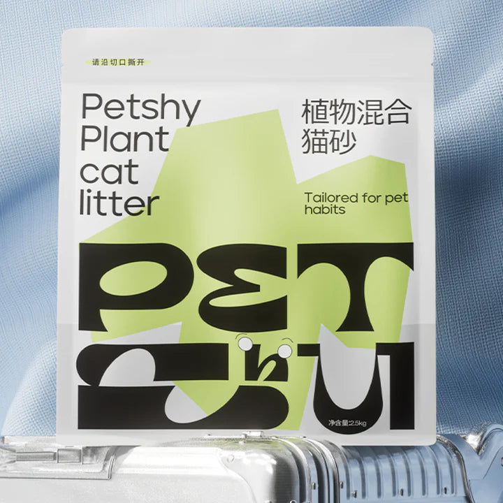 Petshy Plant Mixed Bentonite Cat Litter