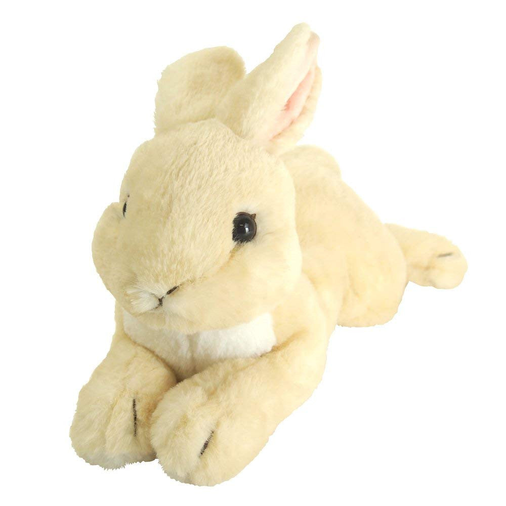 LYING RABBIT STUFFED TOY BEIGE