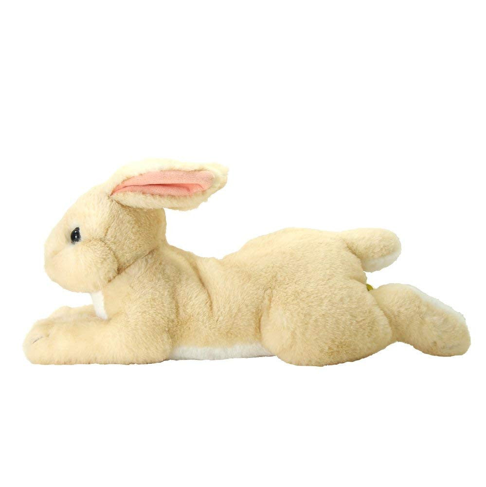 LYING RABBIT STUFFED TOY BEIGE