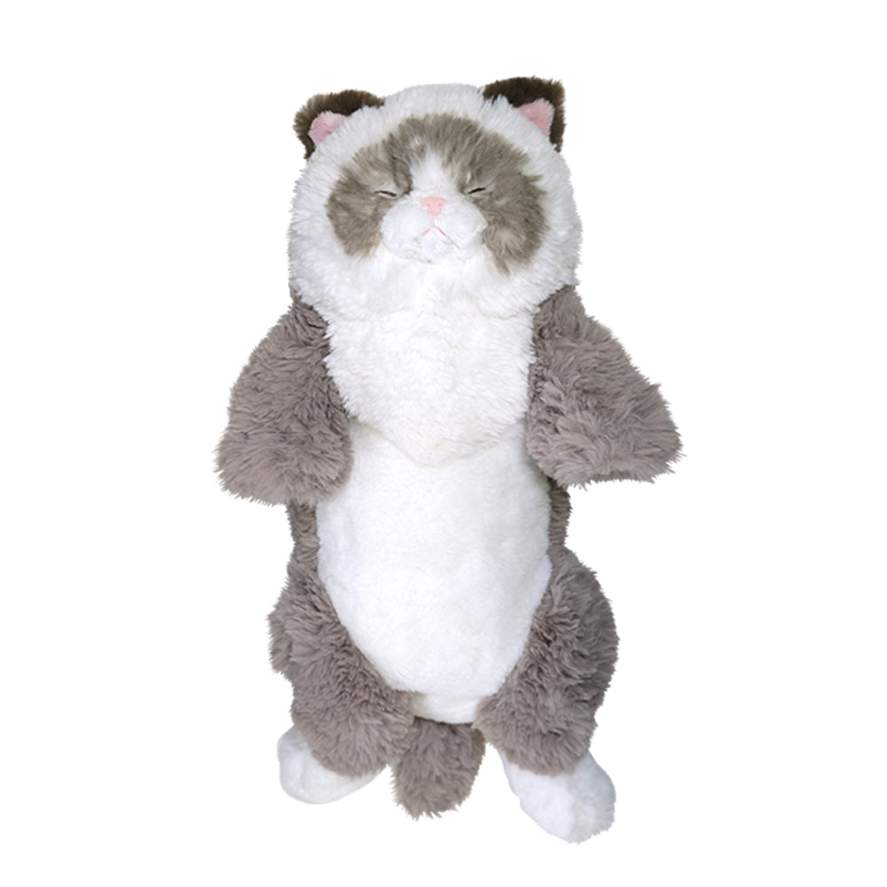 LYING CAT SLEEPING FACE STUFFED TOY M RAGDOLL GYBR