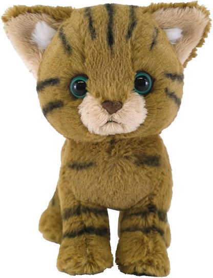 KITTEN STUFFED TOY Brown Mackerel Tabby