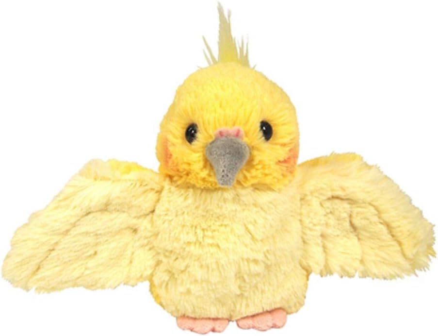 FLUFFIES STUFFED TOY Small Yellow Budgie