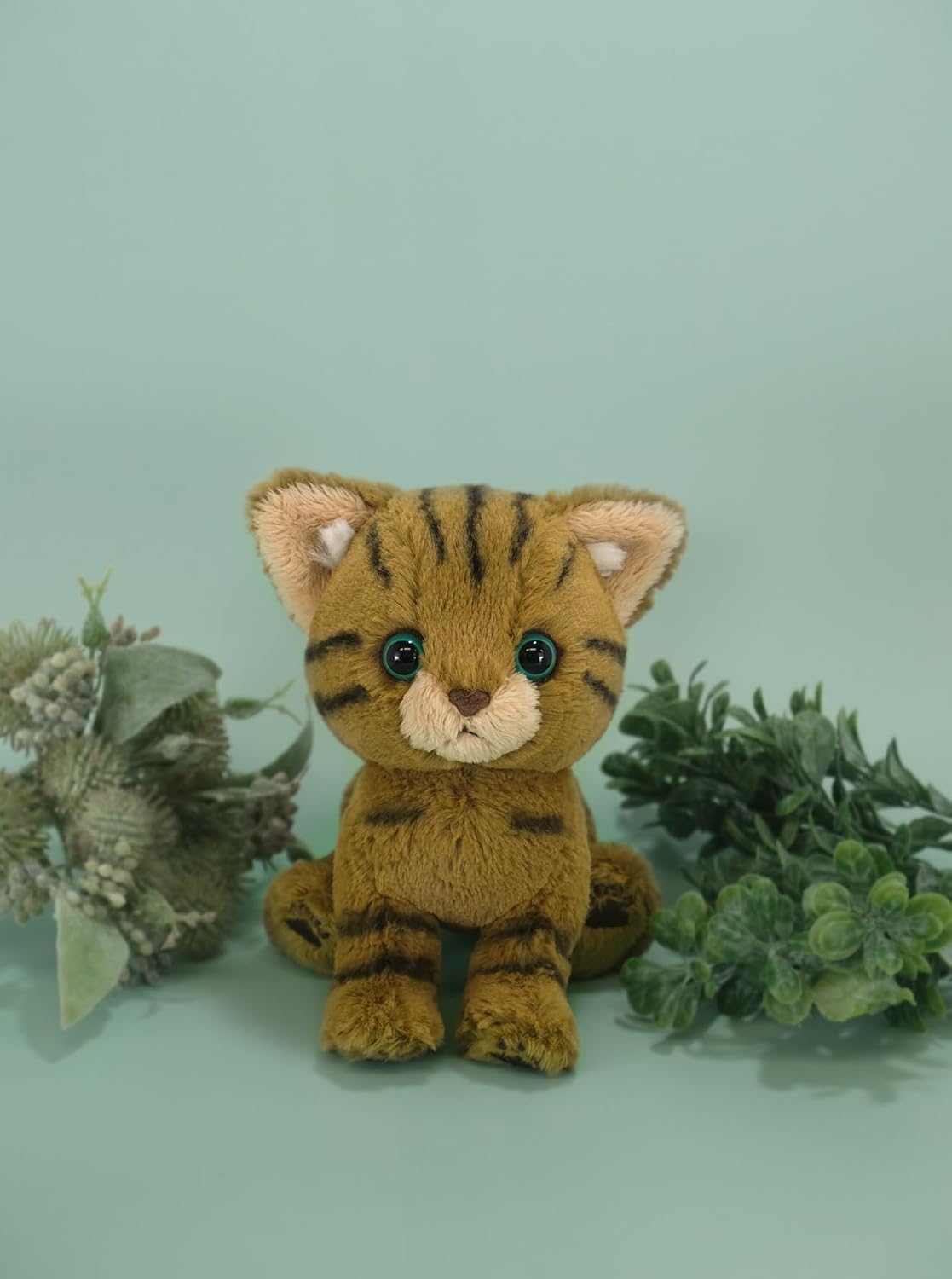 KITTEN STUFFED TOY Brown Mackerel Tabby