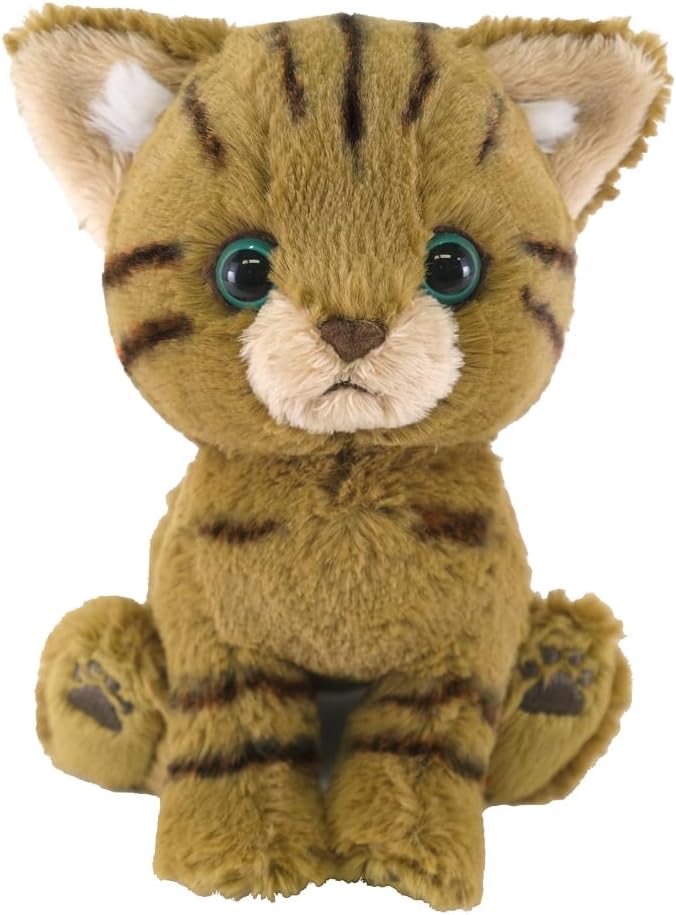 KITTEN STUFFED TOY Brown Mackerel Tabby