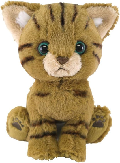 KITTEN STUFFED TOY Brown Mackerel Tabby