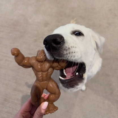 Happy Staffy Co. Staffy Schwarzenegger Dog Chew Toy
