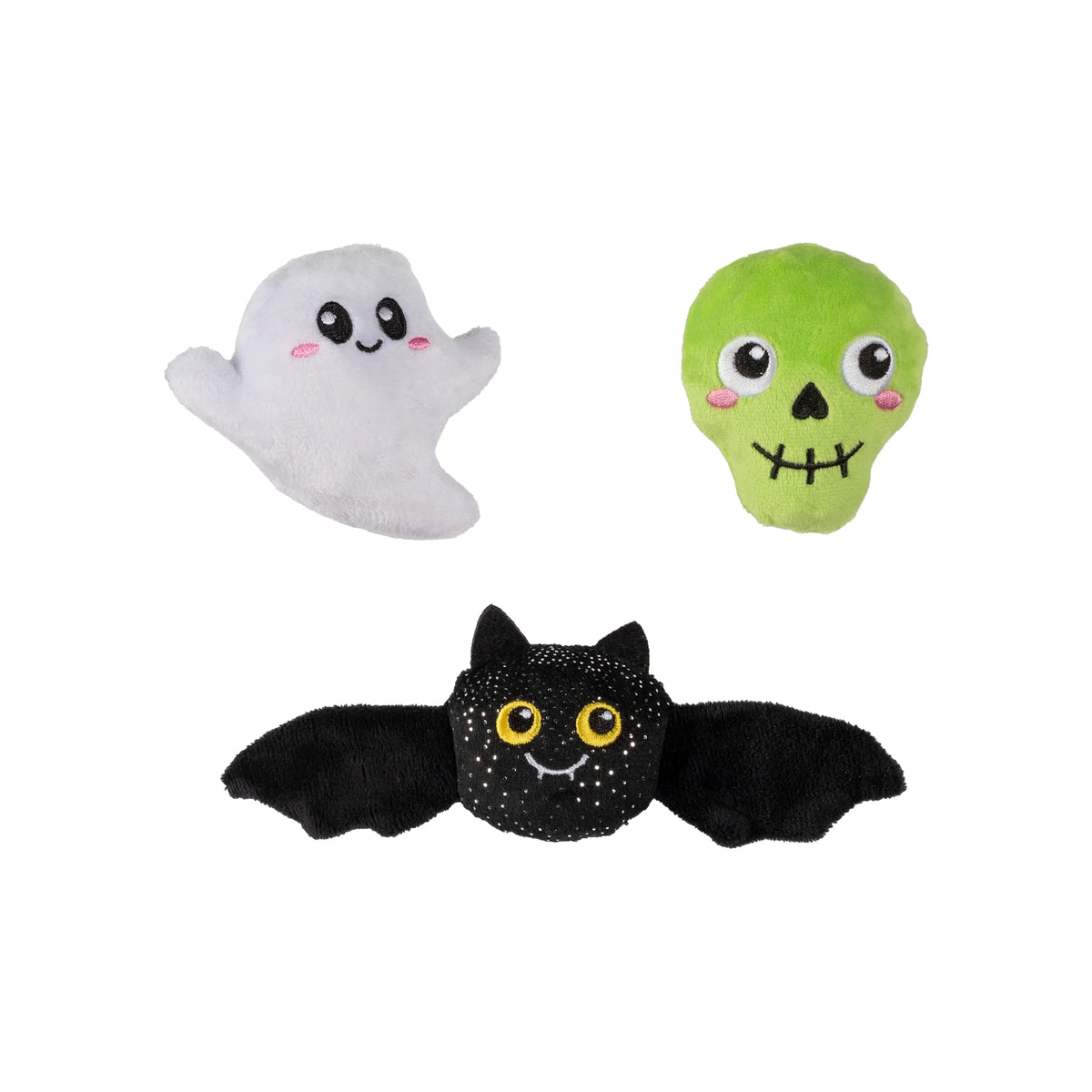 FRINGE STUDIO BOO YAH 3PCS SMALL DOG TOY HALLOWEEN