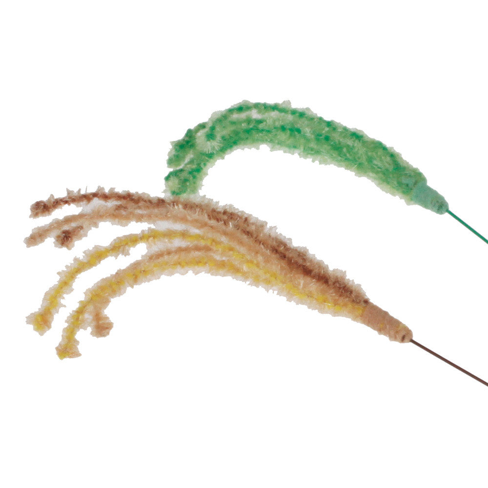 CattyMan Wheat Cat Teaser Wand 2 PCS