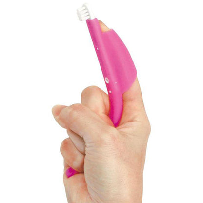 Lion PETKISS Compact Finger Toothbrush for Cats and Dogs