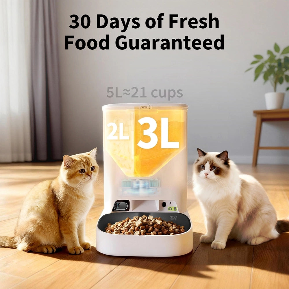 (New) PETKIT YumShare Dual-Hopper 2 Smart Feeder With Camera