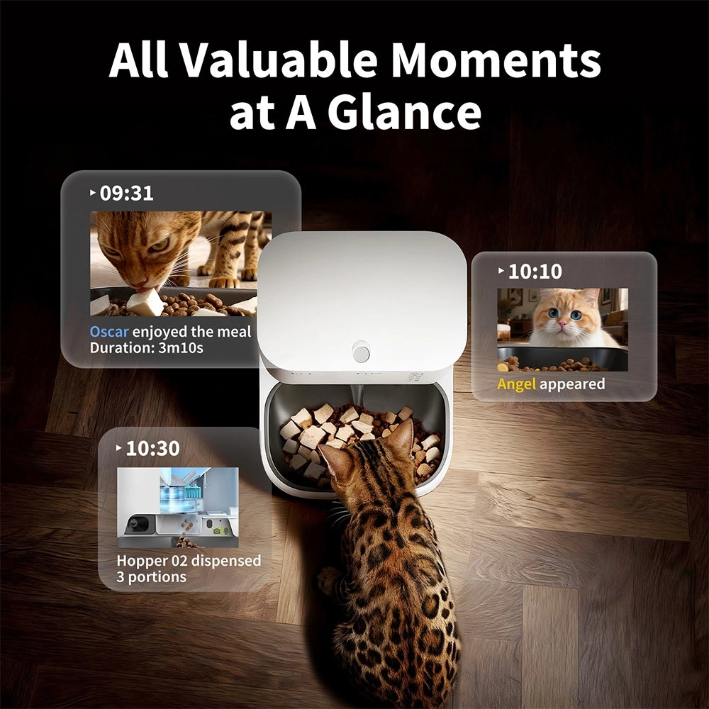 (New) PETKIT YumShare Dual-Hopper 2 Smart Feeder With Camera