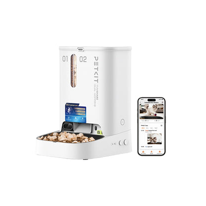 (New) PETKIT YumShare Dual-Hopper 2 Smart Feeder With Camera