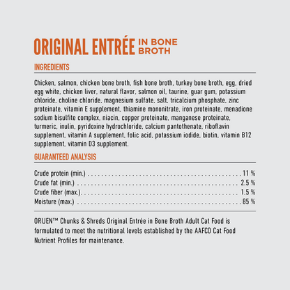 ORIJEN™ CHUNKS & SHREDS - ORIGINAL ENTRÉE 155g