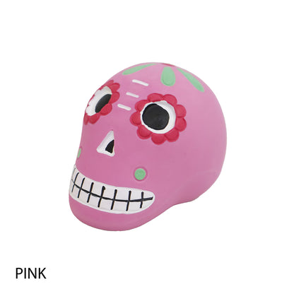 Mandarine Brothers Mexican Skull Squeaky Dog Toy