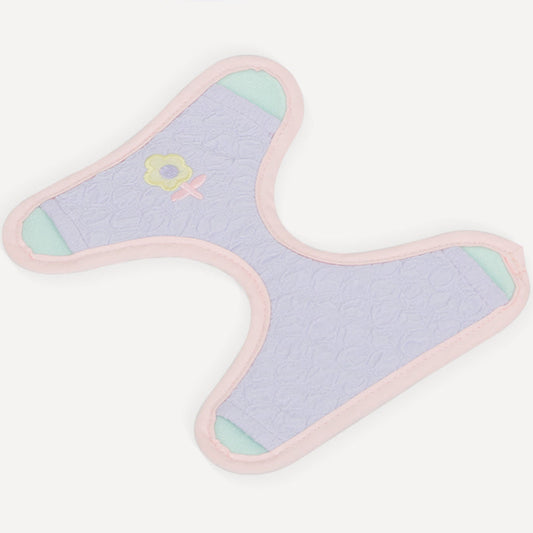 Sweet Floral Small Dog Harness - Purple