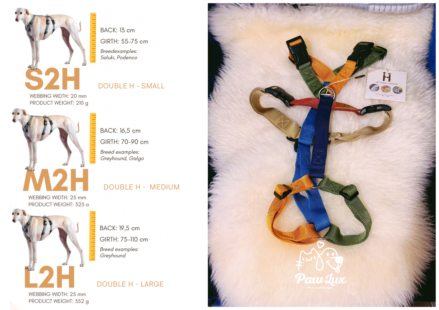 Haqihana Double H Dog Harness