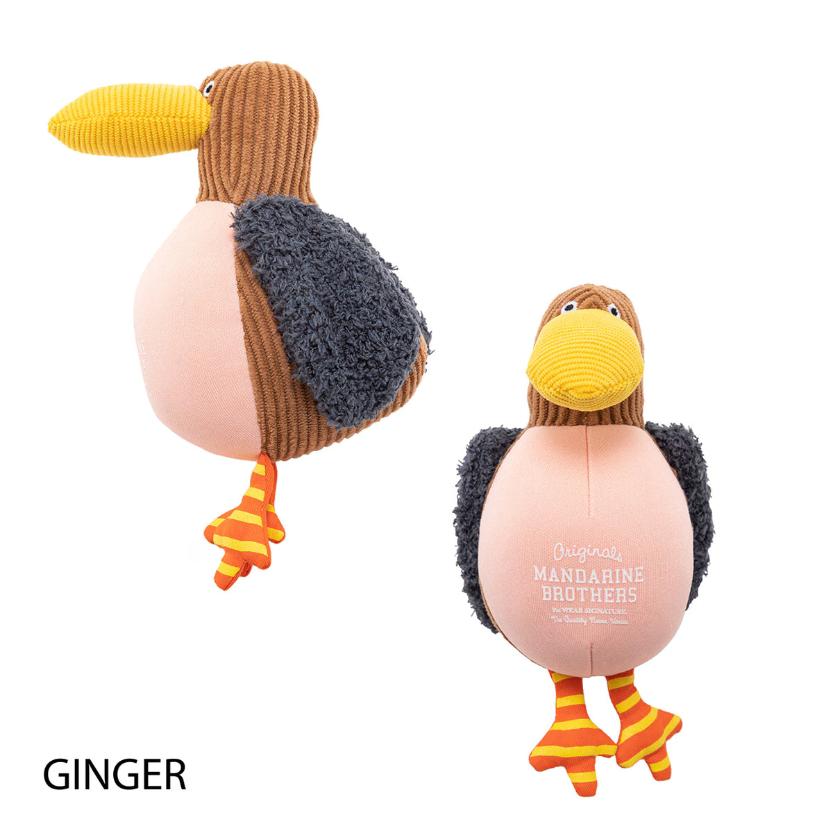 Mandarine Brothers PEGGY PLUMPER BALL Squeaky Dog Toy