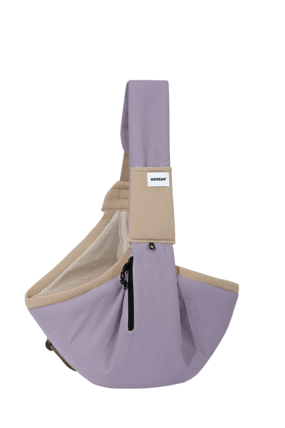 Pet Sling Carrier Crossbody Tote Bag -  Purple
