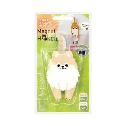 Toyo Case Refrigerator Magnet Hook with Clip - Pomeranian