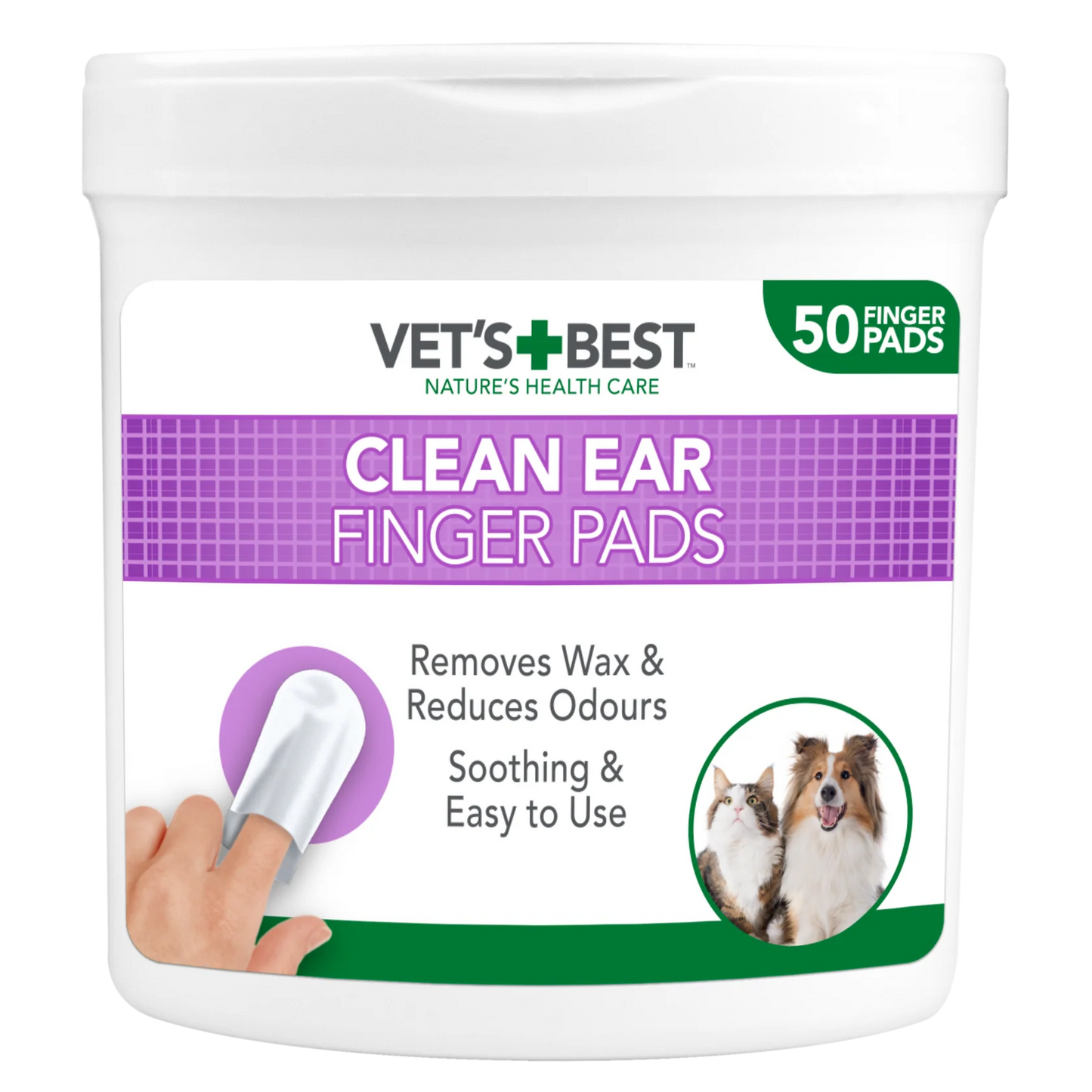 VET'S BEST Clean Ear Finger Pads