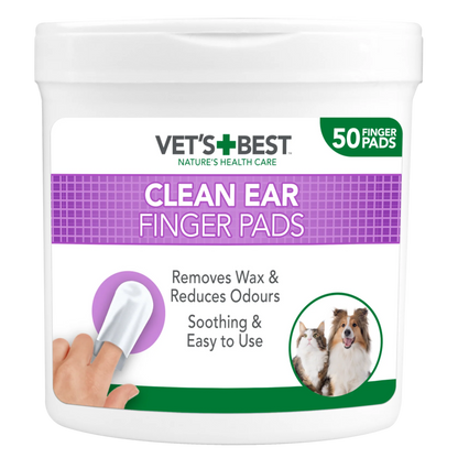 VET'S BEST Clean Ear Finger Pads