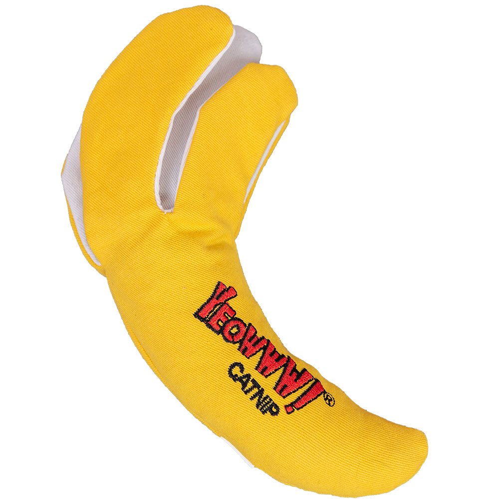 YEOWWW - PEELED BANANA CATNIP CAT TOY